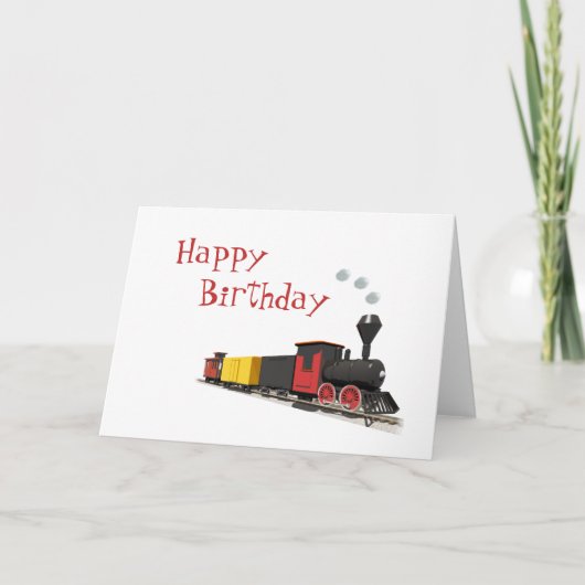 Carte Toy Train Birthday Card (Devant)
