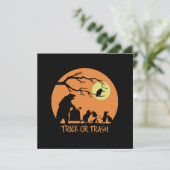 Carte Trac Ou Trash (Debout devant)