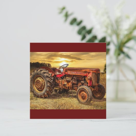 Carte Traceur de la ferme rouge (Debout devant)