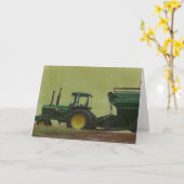 Carte Tracteur (Fleur jaune)