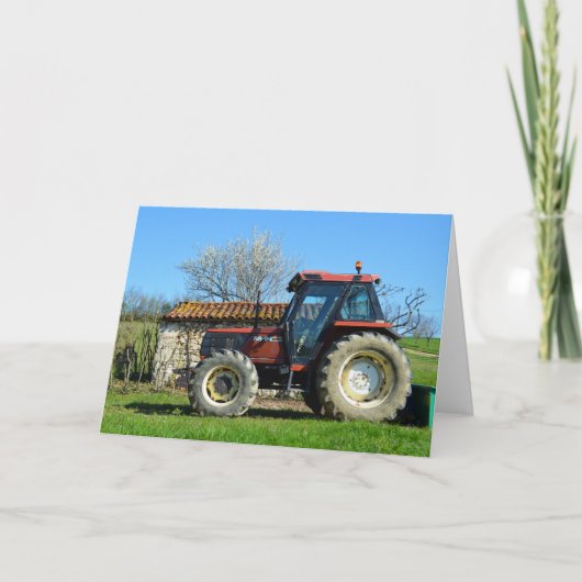 Carte Tracteur en France (Devant)