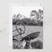 Carte Tracteur en herbe longue (Devant)