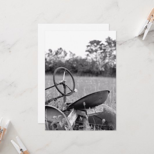 Carte Tracteur en herbe longue (Devant/Arrière en situation)