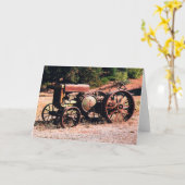 Carte tracteur historique Wildwood... (Fleur jaune)