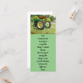 Carte Tracteur vintage (Devant/Arrière en situation)