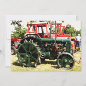 Carte TRACTEURS vintages (Devant)