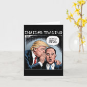 Carte Trading Trump - Drôle (Fleur jaune)