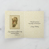 Carte traditionnelle catholique d'anniversaire Jés (Intérieur)