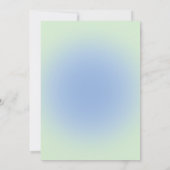 Carte traditionnelle coréenne pour le 1er annivers (Dos)