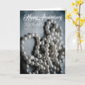 Carte traditionnelle Perle 30e anniversaire (Fleur jaune)