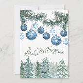 Carte traditionnelle Russe de Noël (Dos)