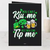 Carte Traduction de la Fête de la Saint-Patrick Trèfle C (Dos)