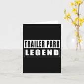 Carte Trailer Park Legend Funny 2 (Fleur jaune)