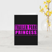 Carte Trailer Park Princess Funny (Fleur jaune)