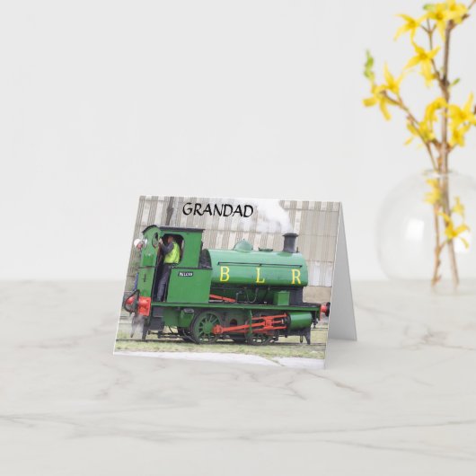 Carte Train (Fleur jaune)