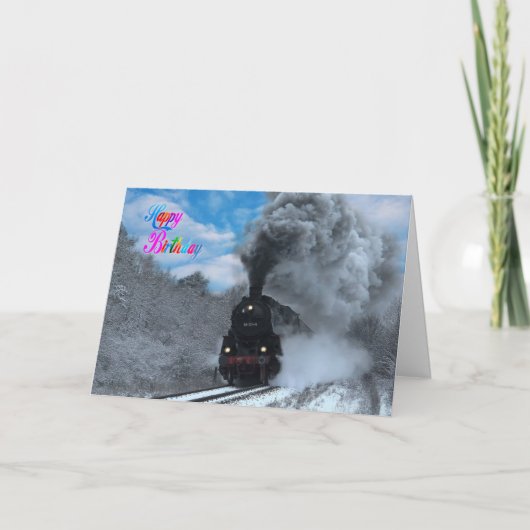 Carte Train à vapeur (Devant)