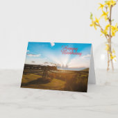 Carte Train à vapeur (Fleur jaune)