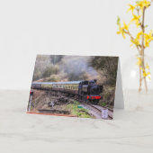 Carte Train à vapeur (Fleur jaune)