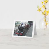 Carte Train à vapeur (Fleur jaune)