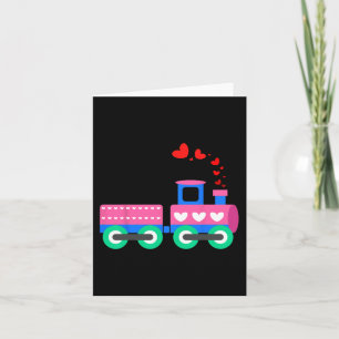 Carte Train Amour à Foison Jour de la Saint-Valentin - O