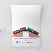 Carte Train d'anniversaire (Intérieur)