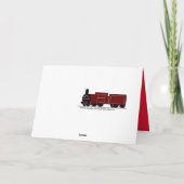 Carte Train de 2e anniversaire personnalisé (Dos)