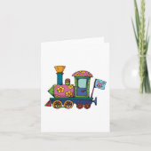 Carte Train de fleurs jouet (Devant)