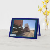 Carte Train de marchandises (Fleur jaune)