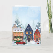 Carte Train de Noël (Dos)