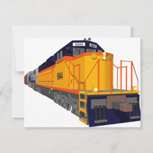 Carte Train Engine : Classic Color Scheme :