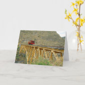 Carte Train Équateur (Fleur jaune)