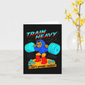 Carte Train Heavy I Cant Afford Therapy (Fleur jaune)