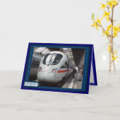 Carte Train longue distance allemand (Fleur jaune)