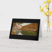 Carte Train Passage par le Delaware Water Gap 1900 (Fleur jaune)