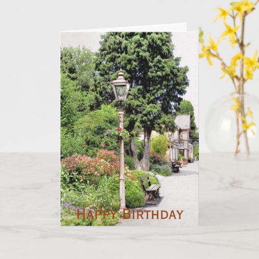 CARTE TRAIN STATION (Fleur jaune)