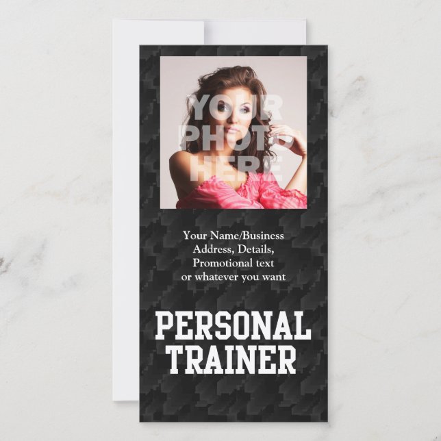 Carte Trainer personnel Varsity noir (Devant)
