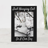 CARTE **TRAINER POUR DIRE** JOYEUX ANNIVERSAIRE (Devant)