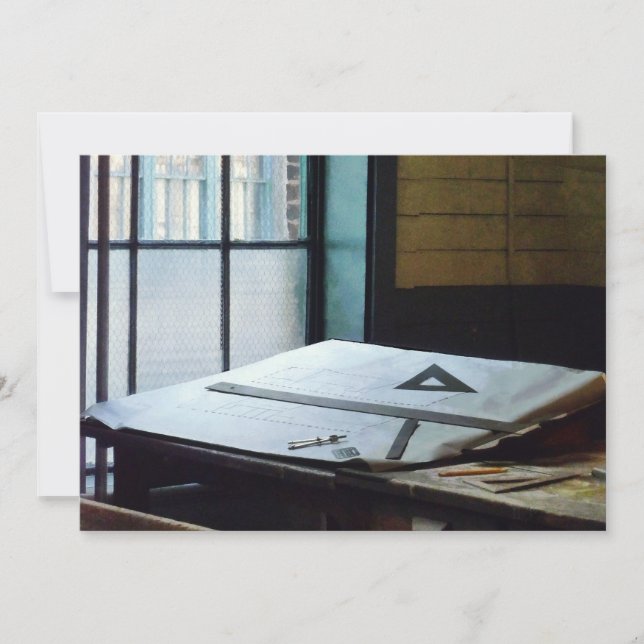 Carte Traingle, Ruler et Compass (Devant)