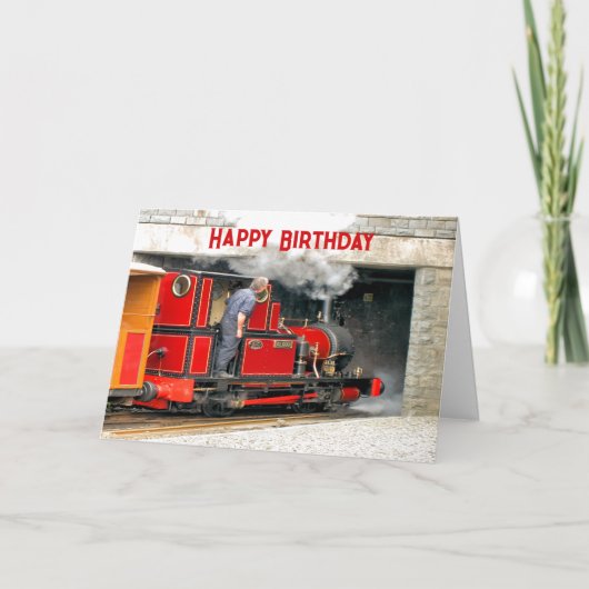 CARTE TRAINS À VAPEUR (Devant)