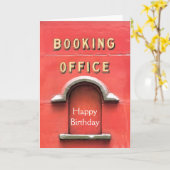 CARTE TRAINS À VAPEUR (Fleur jaune)