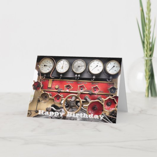 CARTE TRAINS À VAPEUR (Devant)