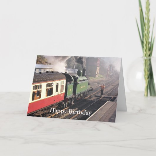 CARTE TRAINS À VAPEUR (Devant)