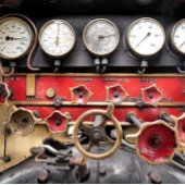 CARTE TRAINS À VAPEUR