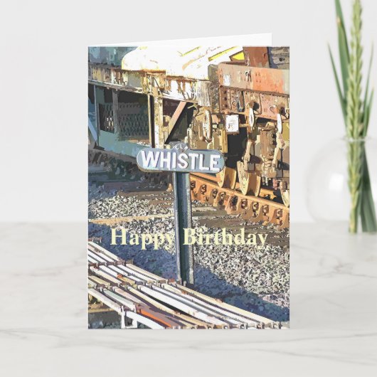 CARTE TRAINS À VAPEUR (Devant)