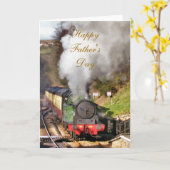 CARTE TRAINS DE VAPEUR (Fleur jaune)