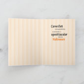 Carte Traitement d'Halloween citrouille (Intérieur)