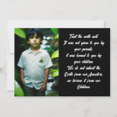 Carte Traitez bien la Terre | Salutation à plat pour gar (Devant)