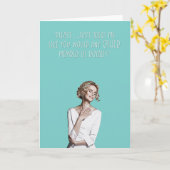 Carte Traitez-moi comme un pourcentage (Fleur jaune)