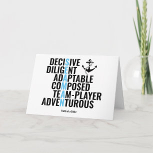 Carte Traits d'un marin