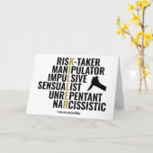 Carte Traits d'un tueur série (Fleur jaune)